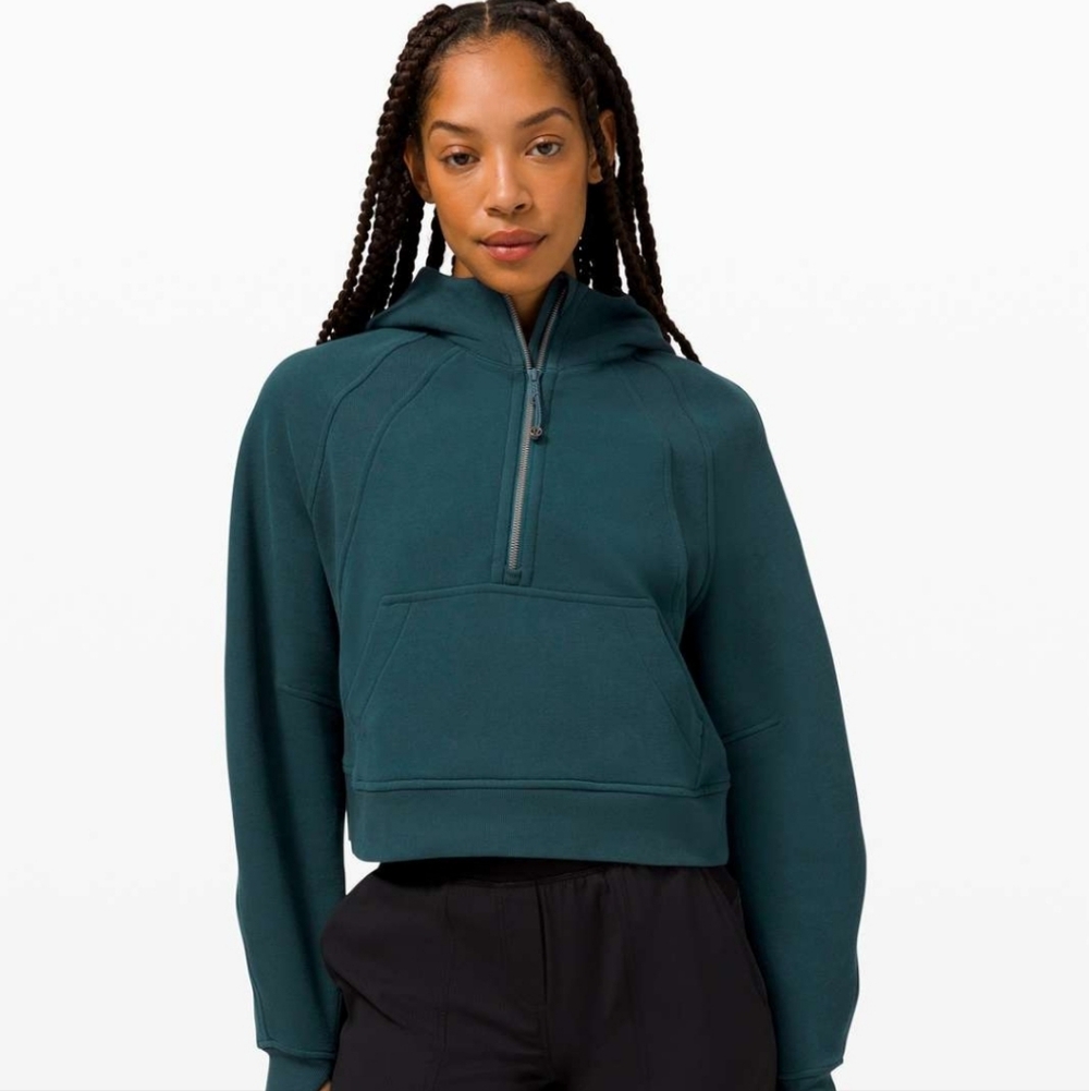 Lululemon Half-Zip Scuba in Submarine